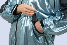 画像をギャラリービューアに読み込む, メタルロングパーカー(メタル)