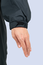 画像をギャラリービューアに読み込む, メタルロングパーカー(ブラック)