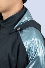 画像をギャラリービューアに読み込む, メタルロングパーカー(ブラック)