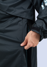 画像をギャラリービューアに読み込む, メタルロングパーカー(ブラック)
