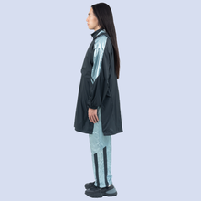 画像をギャラリービューアに読み込む, メタルロングパーカー(ブラック)