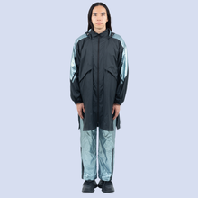 画像をギャラリービューアに読み込む, メタルロングパーカー(ブラック)