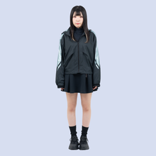画像をギャラリービューアに読み込む, メタルショートパーカー(ブラック)
