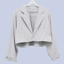 画像をギャラリービューアに読み込む, パーマネンスショートスジャケット(ライトグレー)