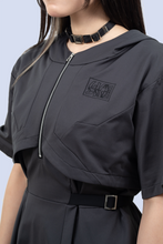 画像をギャラリービューアに読み込む, LIFESAVEロングワンピース(グレー)