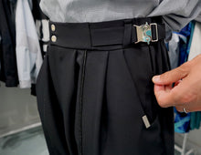 画像をギャラリービューアに読み込む, パーマネンスワイドパンツ(ブラック)