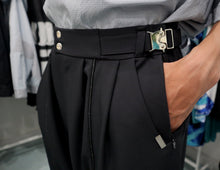 画像をギャラリービューアに読み込む, パーマネンスワイドパンツ(ブラック)
