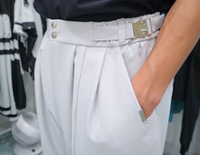 画像をギャラリービューアに読み込む, パーマネンスワイドパンツ(ライトグレー)