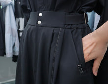 画像をギャラリービューアに読み込む, パーマネンスロングスカート(ブラック)