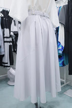 画像をギャラリービューアに読み込む, パーマネンスロングスカート(ライトグレー)