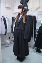 画像をギャラリービューアに読み込む, パーマネンスロングスカート(ブラック)