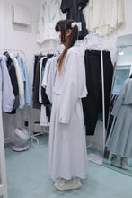 画像をギャラリービューアに読み込む, パーマネンスロングスカート(ライトグレー)