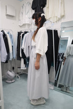 画像をギャラリービューアに読み込む, パーマネンスロングスカート(ライトグレー)