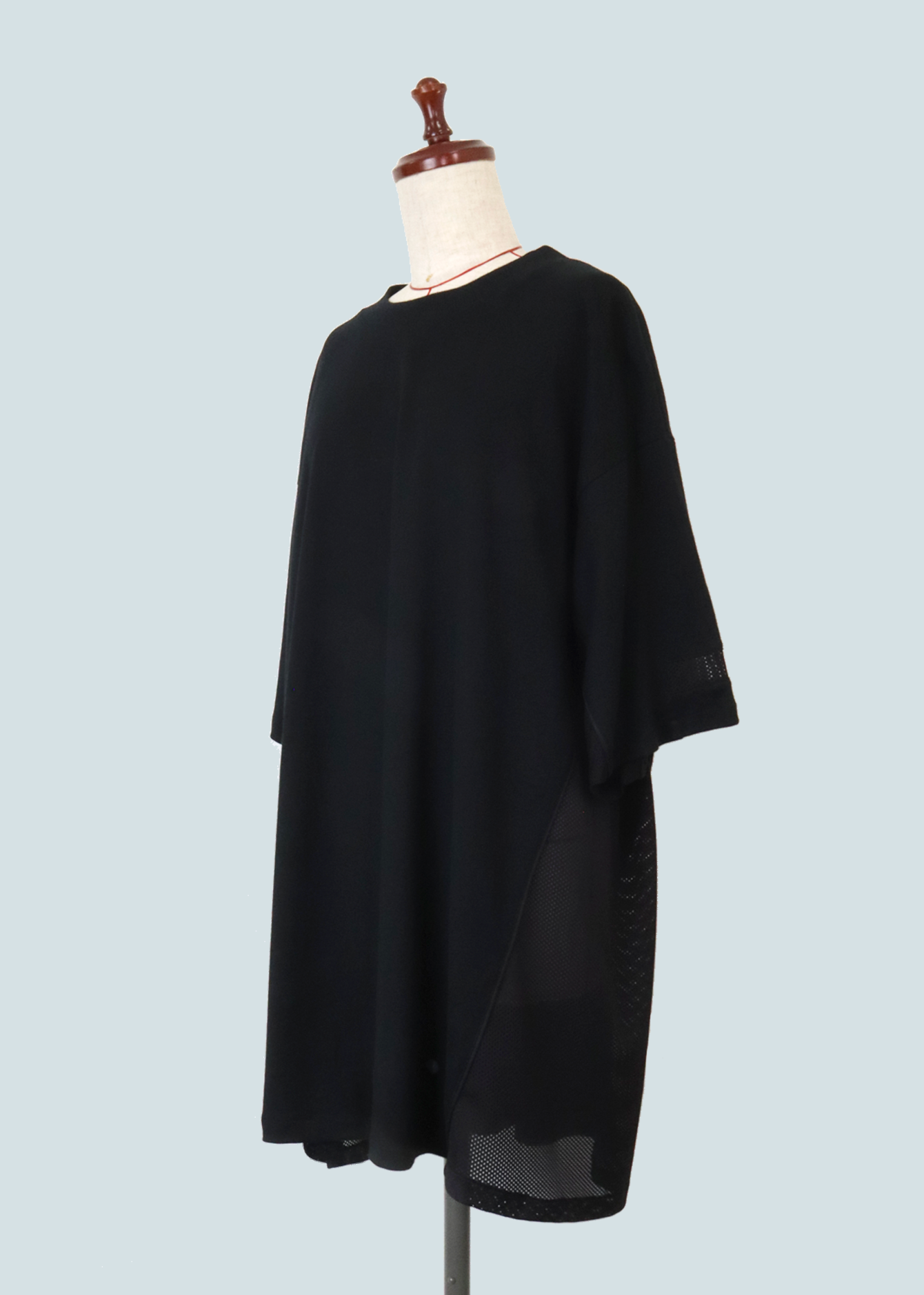 スルーメッシュTシャツ（ブラック/ロング） – nonoyamaaki