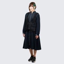 画像をギャラリービューアに読み込む, レジリエンスワンピース(ブラック)/ resilience dress (black)