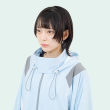 画像をギャラリービューアに読み込む, 安全撥水ロングパーカー(ライトブルー)