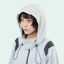 画像をギャラリービューアに読み込む, 安全撥水パーカー(グレー)