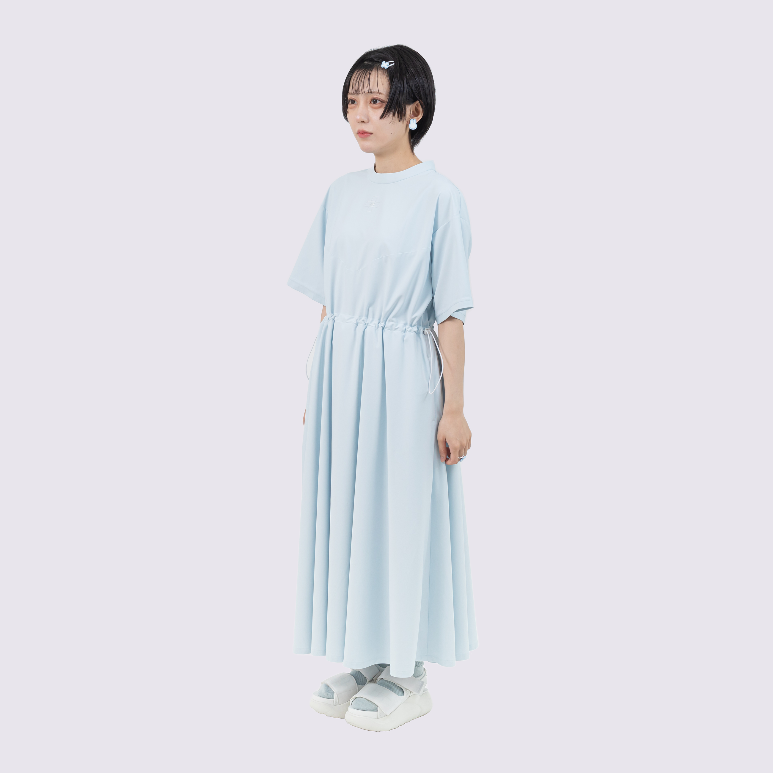 保健室ロングワンピース（ライトブルー） – nonoyamaaki