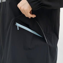 画像をギャラリービューアに読み込む, 安全撥水ロングパーカー(ブラック)