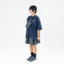 画像をギャラリービューアに読み込む, おふとんネットポーチ(グレー)/ Futon network bag (gray)