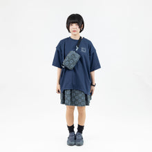 画像をギャラリービューアに読み込む, おふとんネットポーチ(グレー)/ Futon network bag (gray)