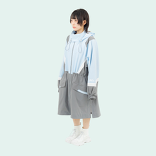 画像をギャラリービューアに読み込む, 安全撥水ロングパーカー(ライトブルー)