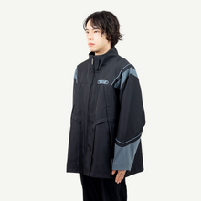 画像をギャラリービューアに読み込む, セキュリティロングジャケット(ブラック)/ Security long jacket (black)