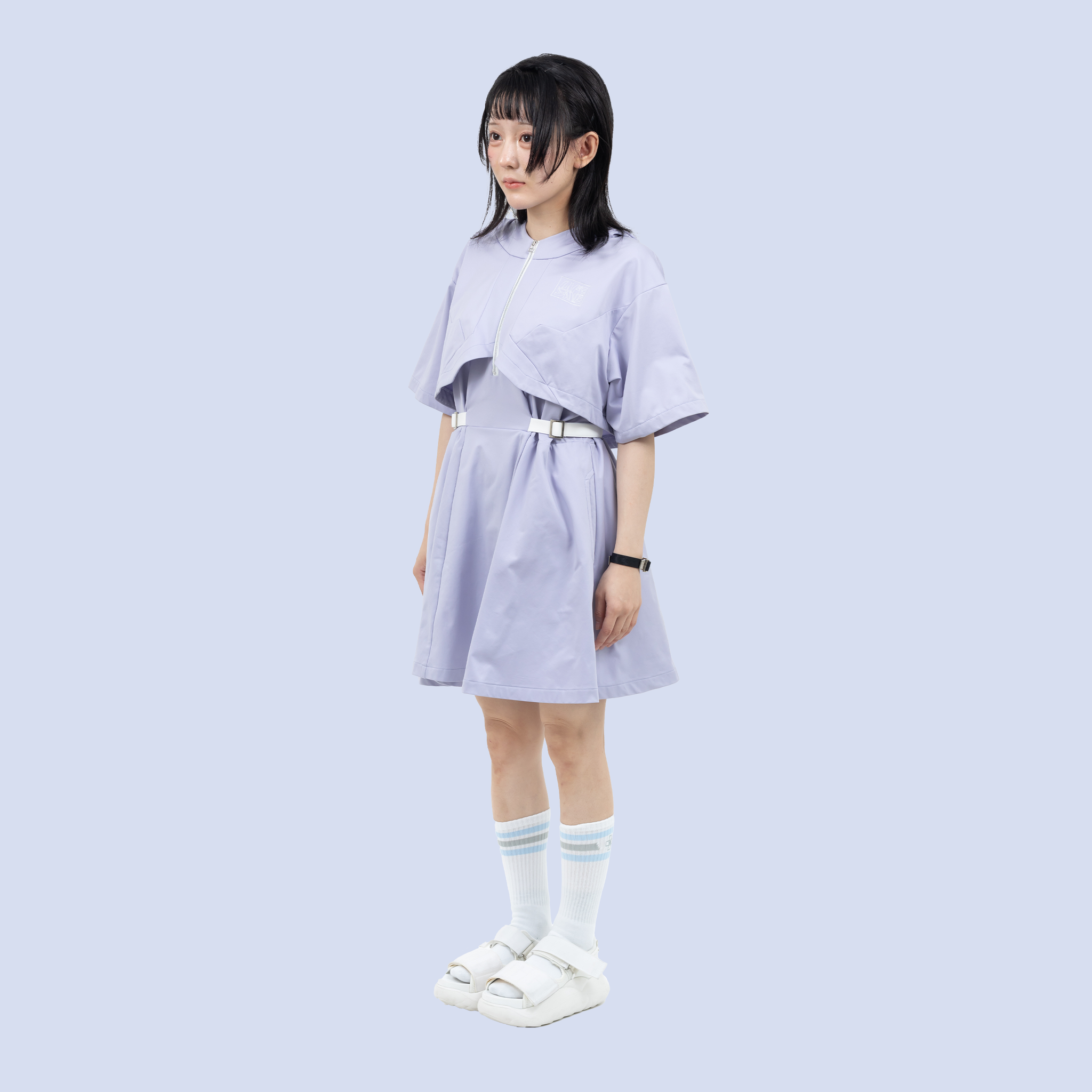 LIFESAVEミニワンピース（ライトパープル） – nonoyamaaki
