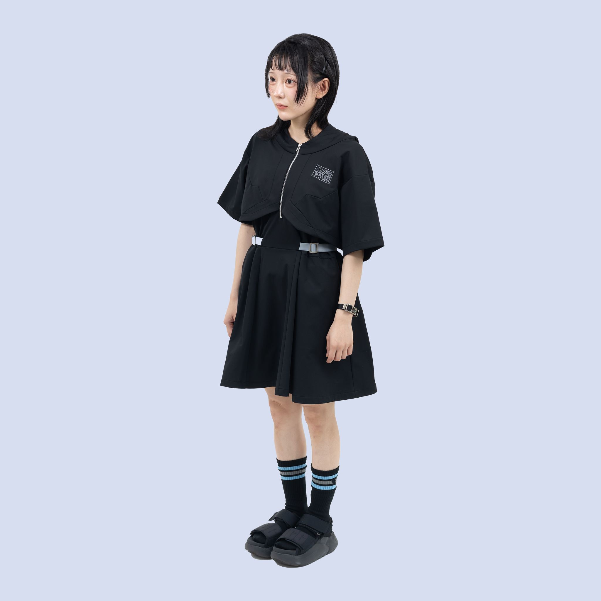 LIFESAVEミニワンピース(ブラック) – nonoyamaaki LIFESAVEミニワンピース(ブラック) – nonoyamaaki