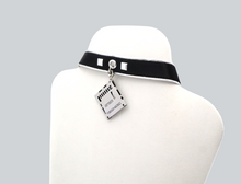 画像をギャラリービューアに読み込む, 記憶保存用チョーカー（ブラック/ブルー)
