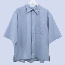 画像をギャラリービューアに読み込む, パーマネンスエアーシャツ（ブルーグレー）
