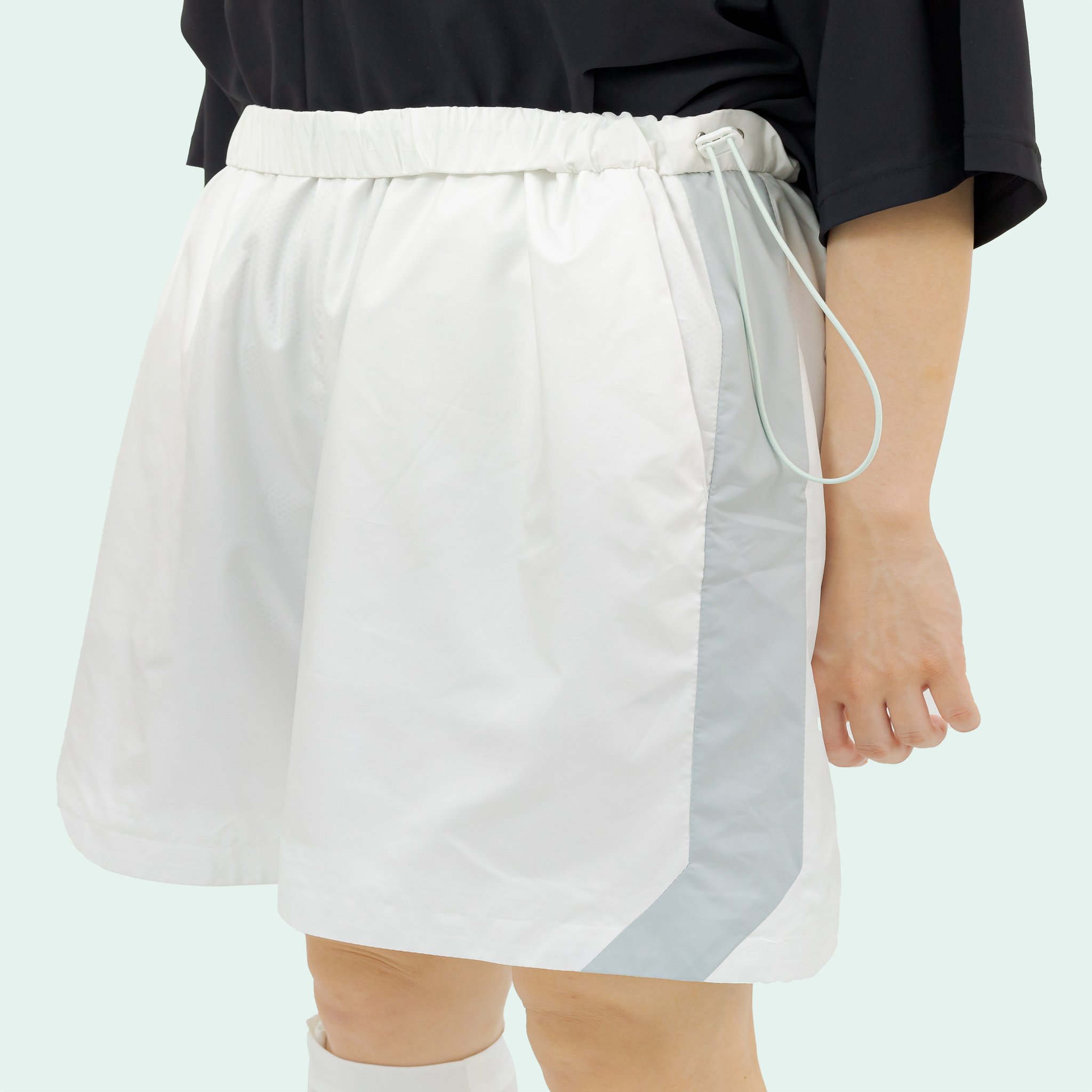 かよ様BRIEFING ホワイト ショートパンツ BRIEFING - MENS SEERSUCKER DRESS SHORT PANTS / シアサッカー ドレス