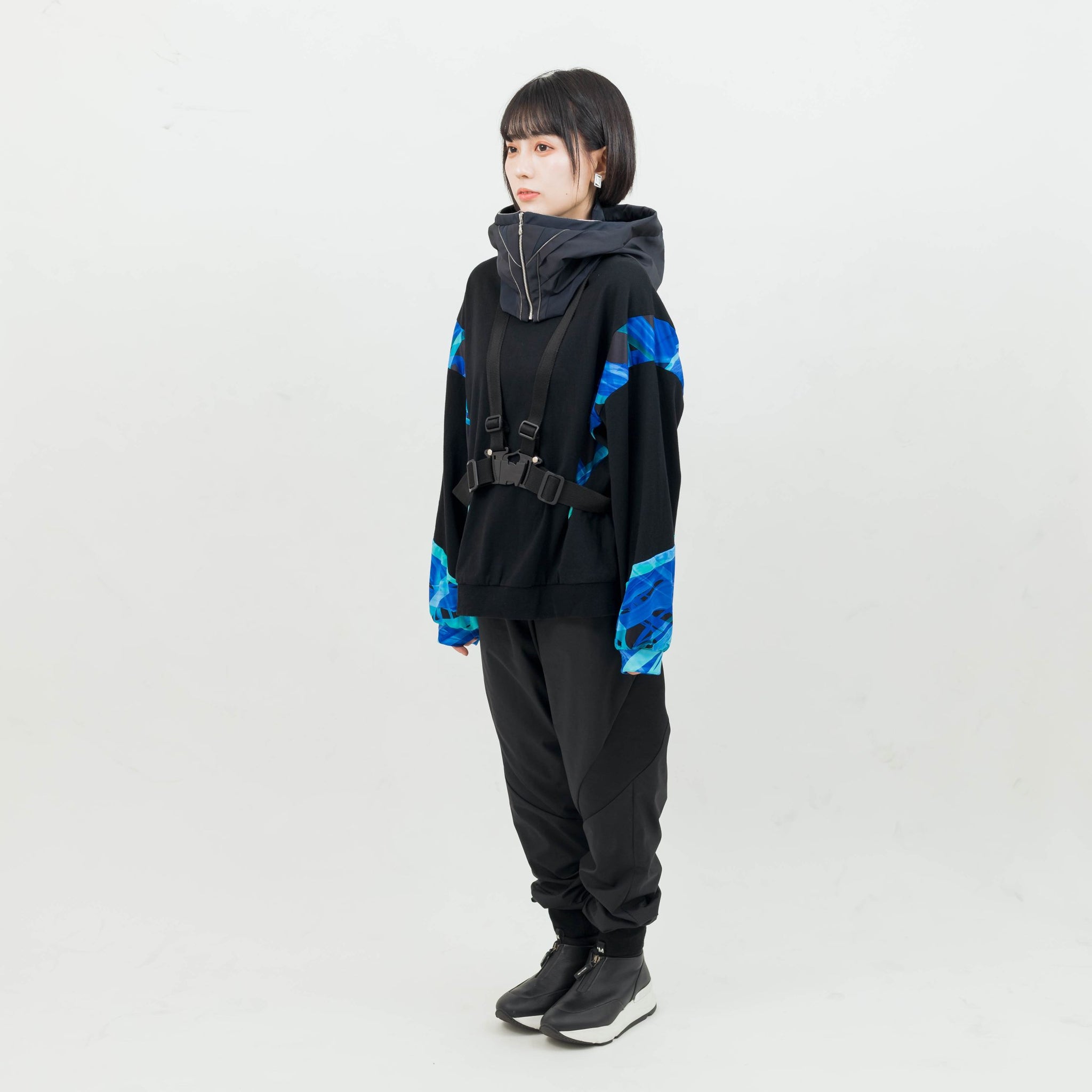 防衛機制外付けフード（オールブラック）/ Defense mechanism external hood (all black)