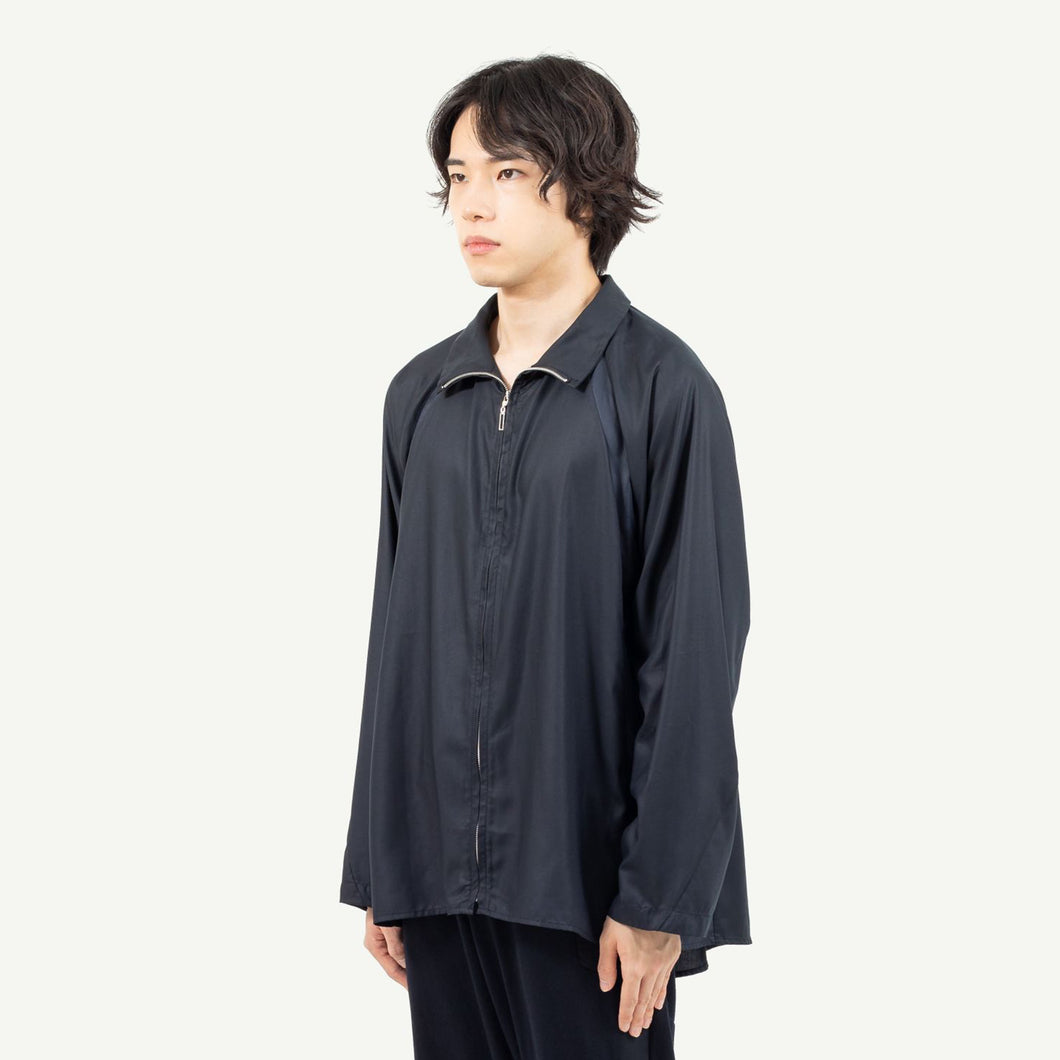 リリースジップシャツ（ブラック）/ Release zip shirt (black)