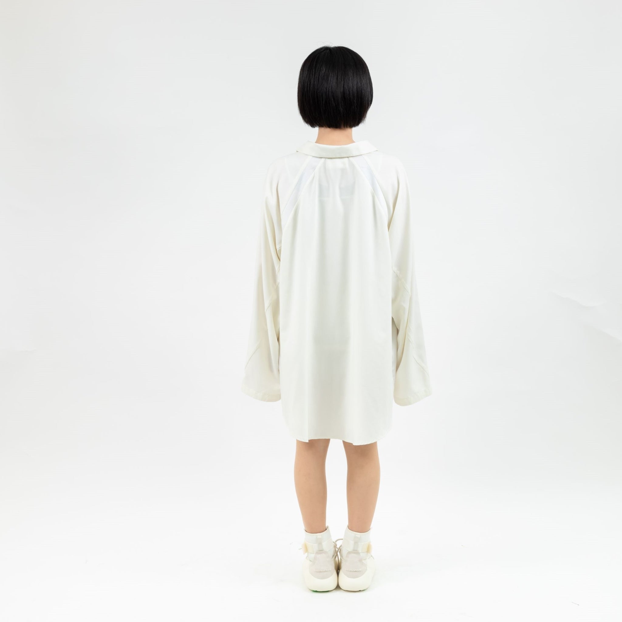 リリースジップシャツ（アイボリー）/ Release zip shirt (ivory